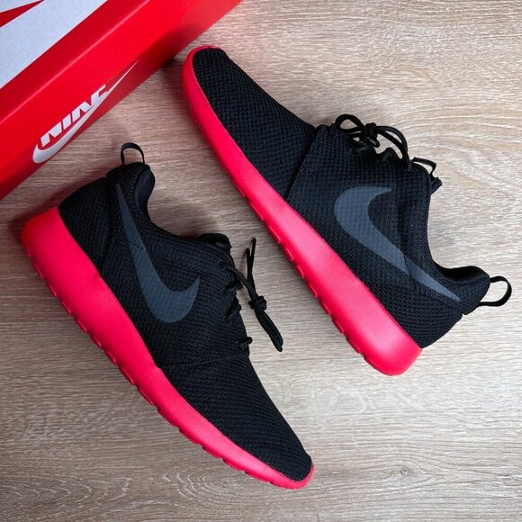 Nike Roshe Run Anthracite Siren Red - Picture 5 of 12